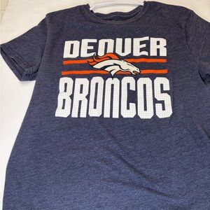 Team Apparel Denver Broncos Kids Tee - Navy and Orange